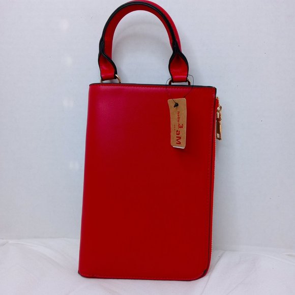 Vintage 80s Liz Claiborne Dark Red Snakeskin Faux Leather  Fashion Faux Leather \